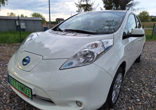 Nissan Leaf cena 48500 przebieg: 62700, rok produkcji 2017 z Kraków małe 254